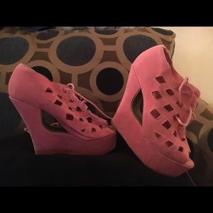 Super cute modern wedges