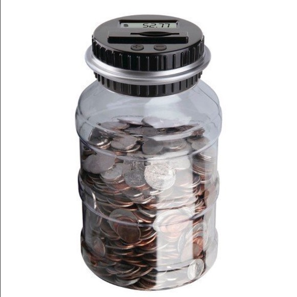 Digital Counting Money Jar - Picture 1 of 3