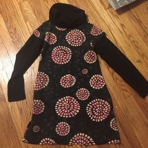 Floral Knit Sweater Dress by Aryeh size L