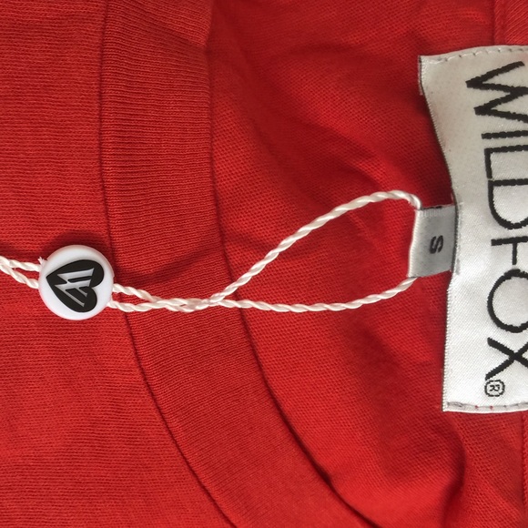 NWT Auth Wildfox Break for Weekend Tee T Shirt Red - Picture 2 of 4