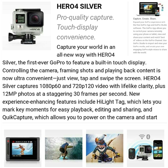 Go Pro Silver 4 (Unopened/BNIB/Cellophane Wrapped) - Picture 3 of 4