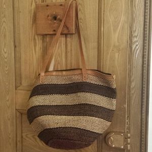Patterned Bucket bag Large
