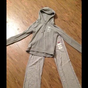 Sweat pants and sweat shirt