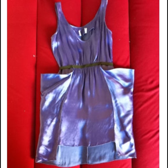 Lavender Silk Dress - Picture 2 of 4