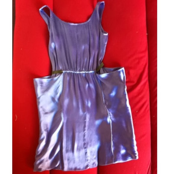 Lavender Silk Dress - Picture 3 of 4