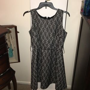 Black-and-white dress