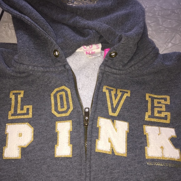 EUC Victoria Secret Zip up Hoodie
