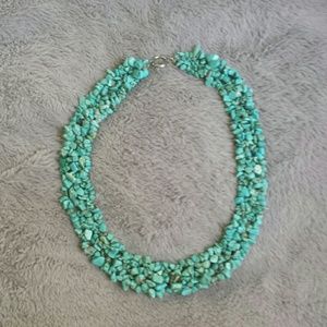 Blue Coral Necklace