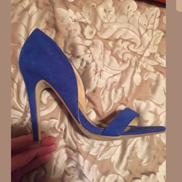 Blue suede shoes