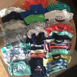 Carter baby boy clothes bundle