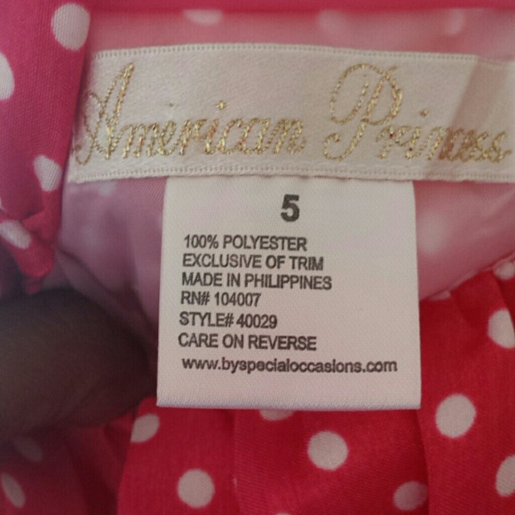 Little Girl's Spring Dress with Shoulder Shrug - Picture 3 of 4