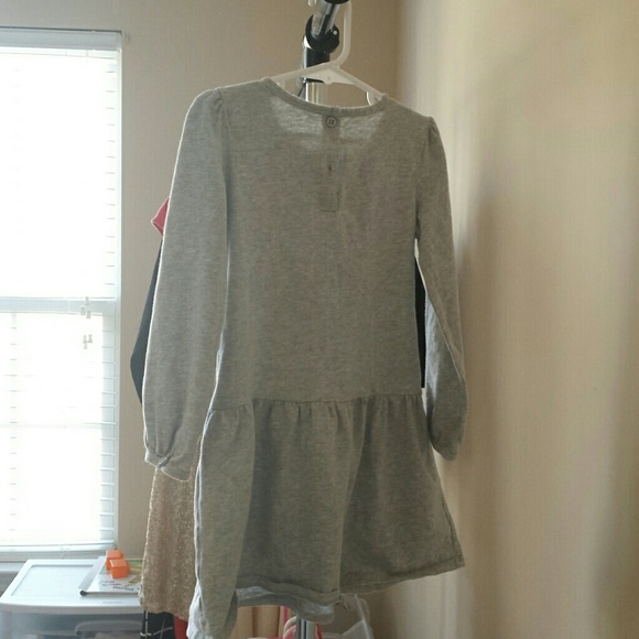 Little Girl's Spring Dress with Lace detail - Picture 2 of 3