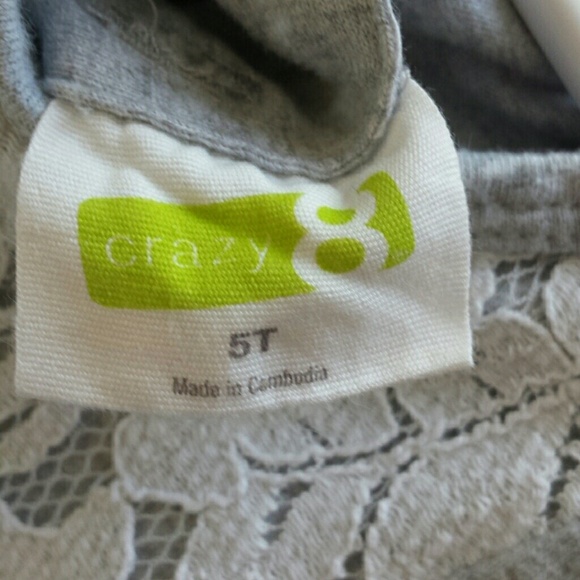 Little Girl's Spring Dress with Lace detail - Picture 3 of 3