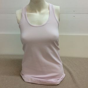 Lululemon pale pink  racerback tank sz 4  36872