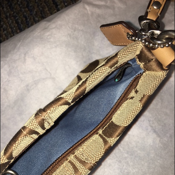 Coach Signature Wristlet - Picture 2 of 3
