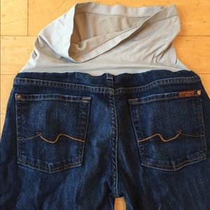 VGUC 7 For All Mankind maternity jeans size 32