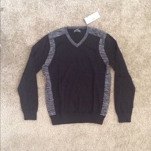 Black & Gray Men's Sweater- Kenneth Cole Reaction