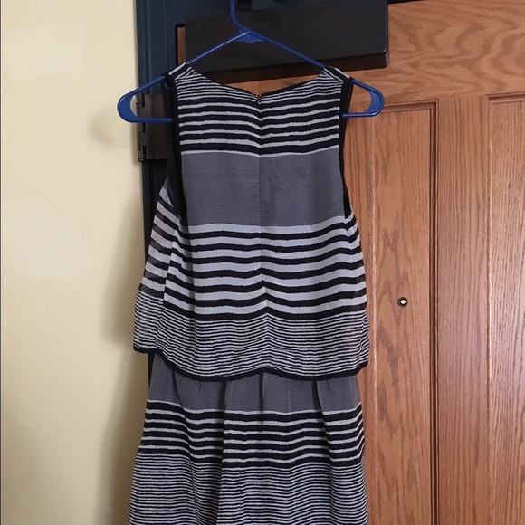 Black and White Striped Dress - Picture 2 of 4