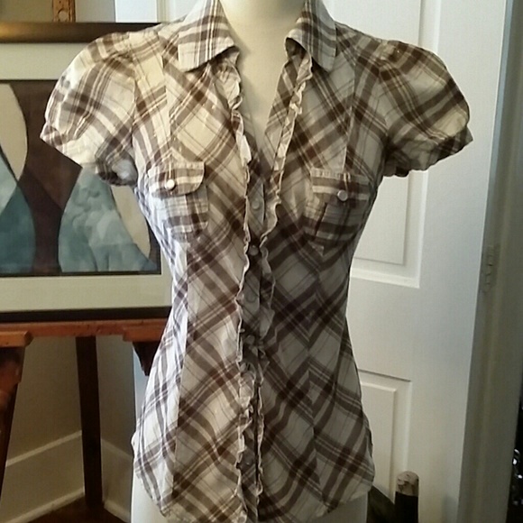 Guess tie back back button up top.