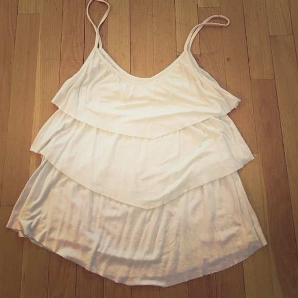 White waterfall top