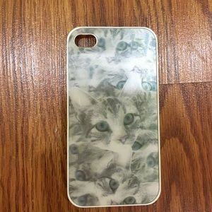 Holographic cats iPhone 4/s case