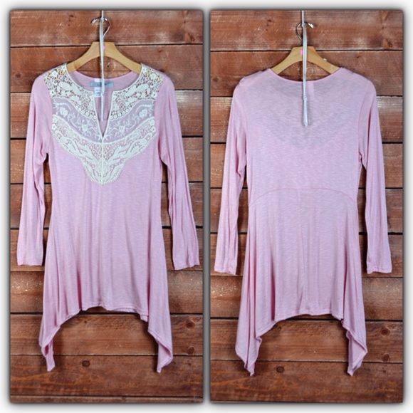 Crochet Lace Tunic Top - Picture 3 of 4