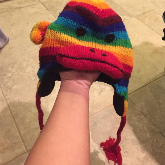 Colorful monkey hat