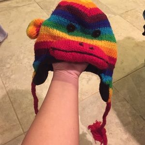 Colorful monkey hat