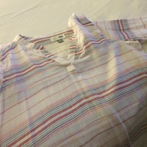 Long sleeve stripped dress shirt