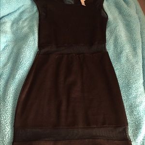Black tight dress
