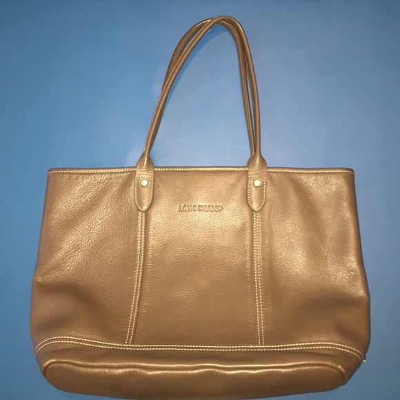 Longchamp leather tote bag