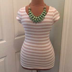 XS Old Navy striped shirt sleeved shirt