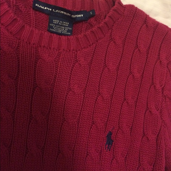 Ralph Lauren sport cable knit sweater