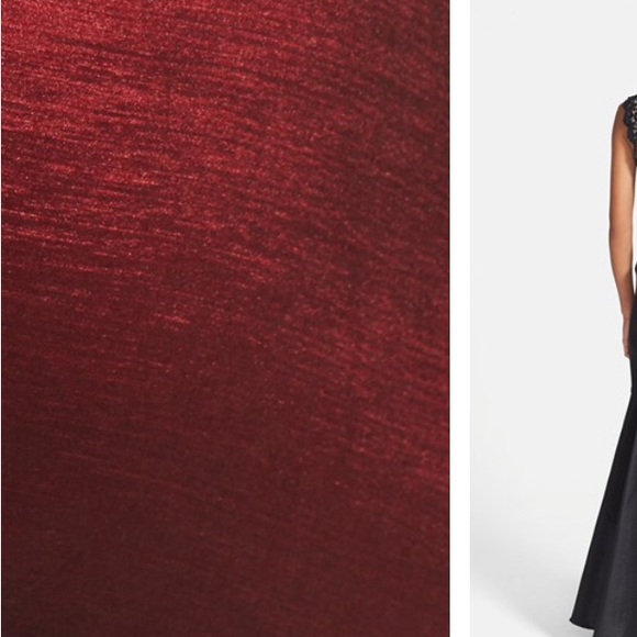 Xcape gown prom maroon dress - Picture 3 of 4