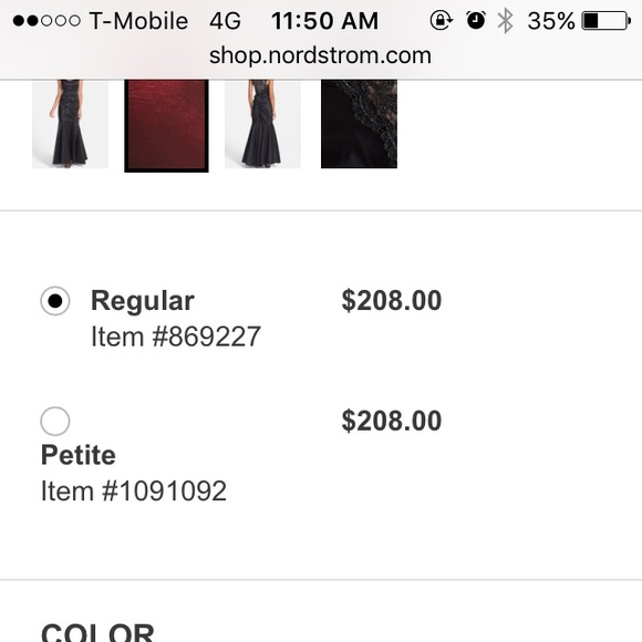 Xcape gown prom maroon dress - Picture 4 of 4