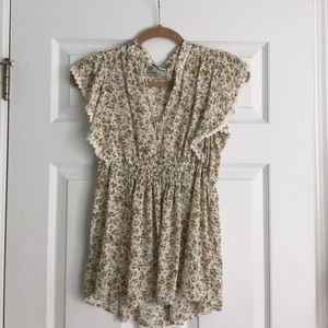 Forever 21 Flowy Flower Top