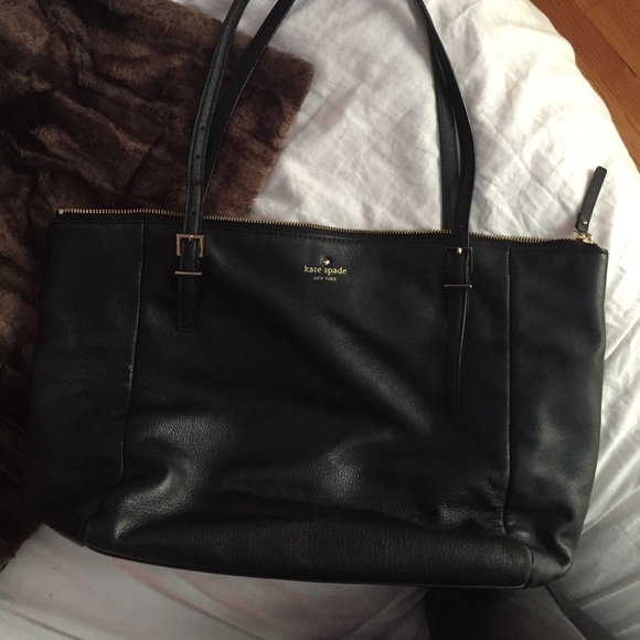 Leather Kate Spade tote