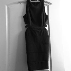 Wet seal, black, cut-out dress