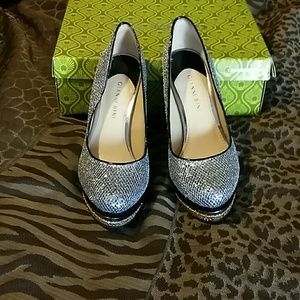 Silver heels