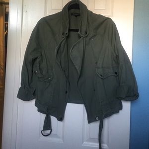 Army green jacket