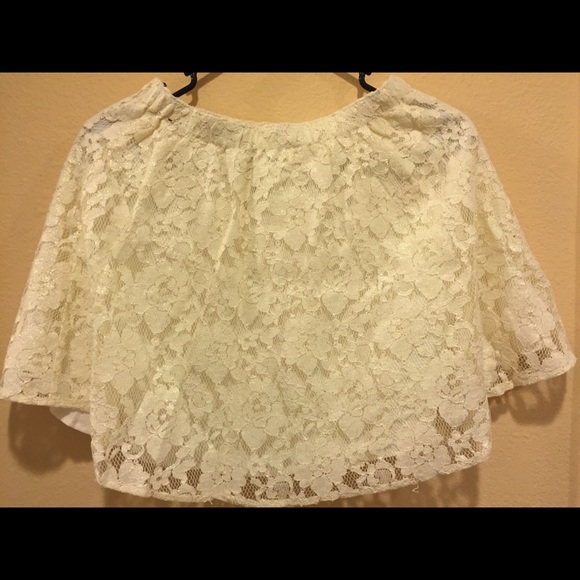 NWOT Abercrombie and Fitch Shine Lace Skirt - Picture 3 of 4