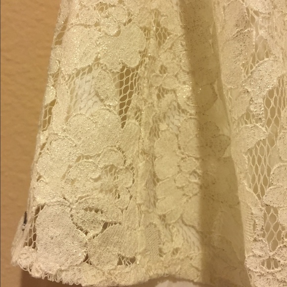 NWOT Abercrombie and Fitch Shine Lace Skirt - Picture 4 of 4