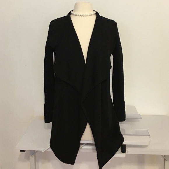 Brooks Brothers black sweater wrap/jacket.