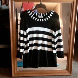 Black and White Sweater Tunic