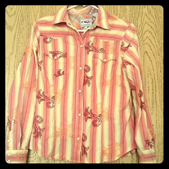 Red & Orange Western Shirt