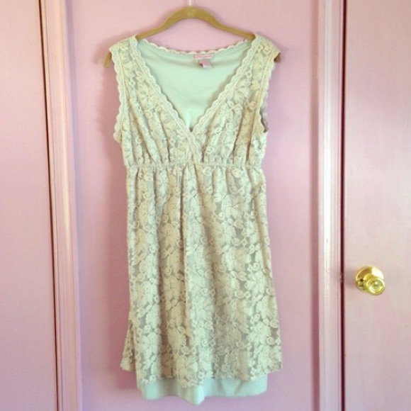 Gray Lacy Dress
