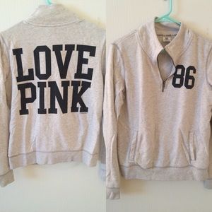 Victoria's Secret Pink pullover quarter zip