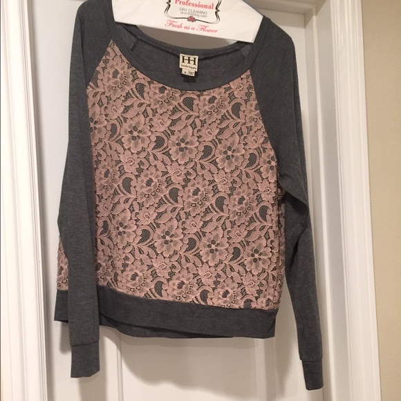 Haute hippie lace sweater