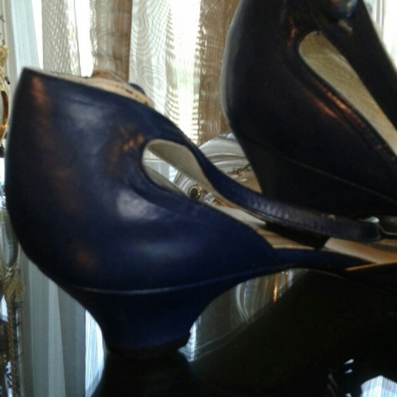 Beene Bag shoes blue made in Italy - Picture 2 of 2