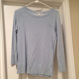 James perse blue sweater top